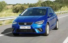 Kh Teile Tappetini Auto In Velluto Per Seat Ibiza 5 (2017+) - Premium 2 Pezzi Anteriori Con Cuciture Rosse, Made In Germany