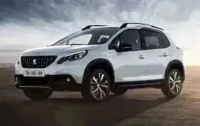 Tappetini auto in velluto per Peugeot 2008 (2013-2019) - tappeti auto nero  - DGS Autodywan nero