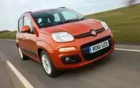 Coprisedili Fiat Panda In Ecopelle Con Posteriore Intero Rosso